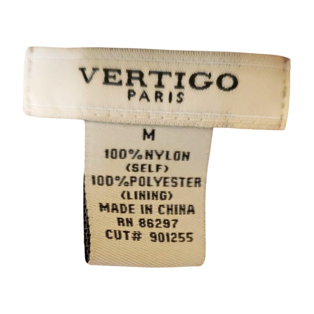 Vertigo Paris Embroidered Sheer V‑Neck Top | Size M - Picture 9 of 9